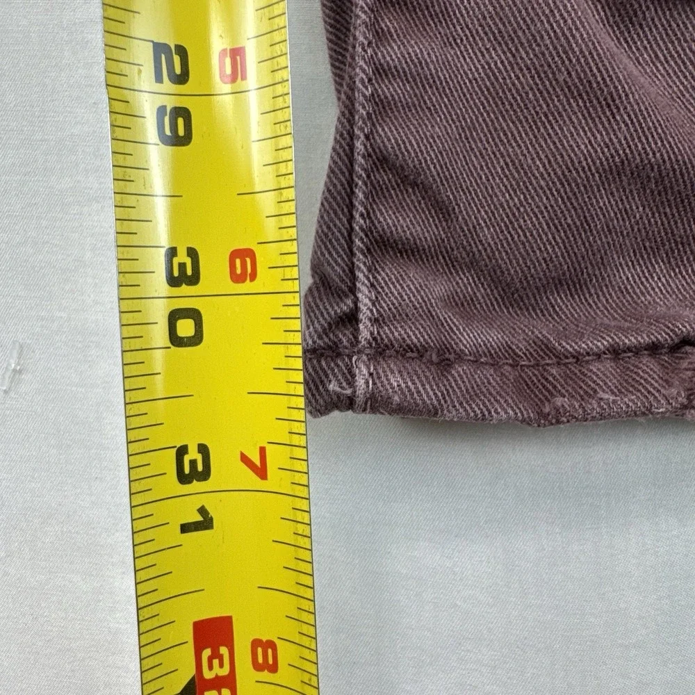 American Eagle Core Flex Men's 34x32 Burgundy Straight Leg Stretch Jeans Pants